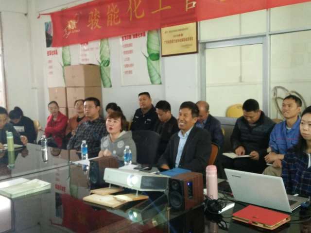 熱烈祝賀駿能化工佛山總部和江門分廠同時啟動精細化管理變革