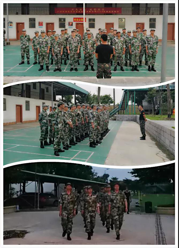 大家逐漸進入了一名軍人的狀態(tài)！